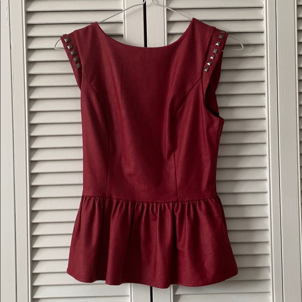 Guess peplum top.